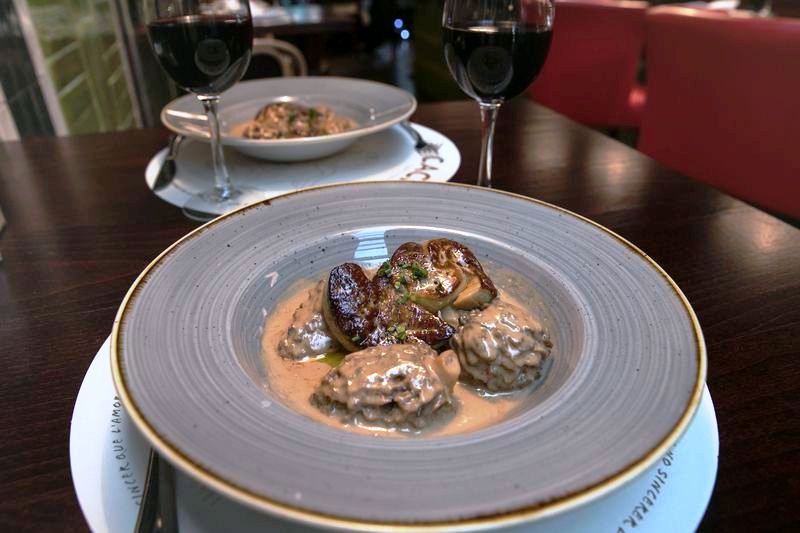 Múrgulas rellenas con crema de foie - Cachitos Rambla